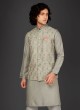 Wedding Wear Nehru Jacket Suit For Mens